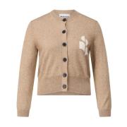 Isabel Marant Klassisk Ull Cardigan Brown, Dam