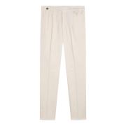 Brunello Cucinelli Regular Fit Byxor White, Herr