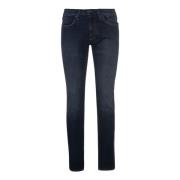 Jeckerson Blå Slim Blandning Fickor Stiliga Jeans Blue, Herr