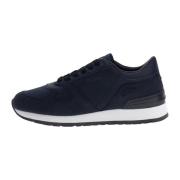 Guess Blå Runner Sneakers med Mocka Insatser Blue, Herr