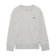 Autry Broderad Rund Hals Sweatshirt Gray, Herr