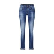 Dondup Slim-Fit Jeans med Five-Pocket Style Blue, Herr