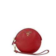 Prada Vintage Pre-owned Laeder plnbcker Red, Dam