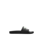 Balenciaga Gummislides Pool Black, Dam