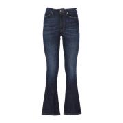 Dondup Stiliga Boot-Cut Jeans Blå Blue, Dam