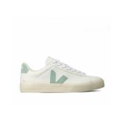 Veja Vita Sneakers med Gröna Detaljer White, Dam