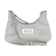 Maison Margiela Nappa Läder Glam Slam Hobo Väska Blue, Dam