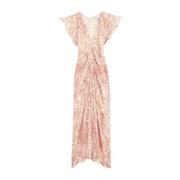 Isabel Marant Rosa Sidenskjol Multicolor, Dam