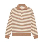 Ines De La Fressange Paris TEO Sweater Brown, Dam