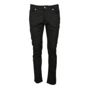 Costume National Stiliga Denim Jeans med Elastan Black, Herr