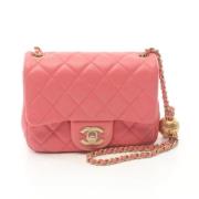 Chanel Vintage Pre-owned Tyg chanel-vskor Pink, Dam