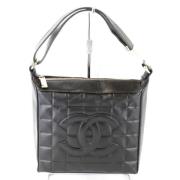 Chanel Vintage Pre-owned Laeder axelremsvskor Black, Dam