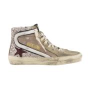 Golden Goose Slide Sneakers Brown, Dam