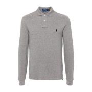 Ralph Lauren Canterbury Heather Polo Gray, Herr