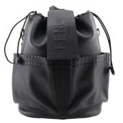 Fendi Vintage Pre-owned Laeder ryggsckar Black, Herr