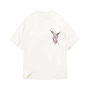 Represent Oversized Archangel Bomull T-shirt White, Herr