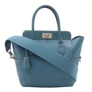 Hermès Vintage Pre-owned Laeder handvskor Blue, Dam