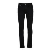 Alexander McQueen Klassiska Denim Jeans för vardagsbruk Black, Herr