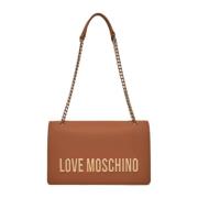 Love Moschino Kamel Axelväska med Stil Jc4192Pp1Mkd0201 Brown, Dam