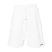 MC2 Saint Barth Vita Jersey Shorts med Logobroderi White, Herr