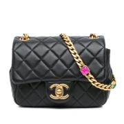 Chanel Vintage Pre-owned Laeder chanel-vskor Black, Dam