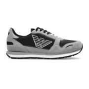 Emporio Armani Sneakers med logotyp Gray, Herr