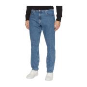 Calvin Klein Slim Straight Jeans Blue, Herr