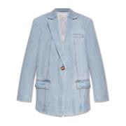 Gestuz Denim blazer Vella Blue, Dam