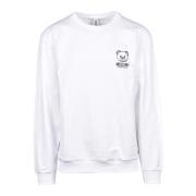 Moschino Sweatshirt White, Herr