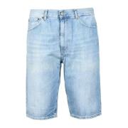 Dondup Bomull Bermuda Shorts Blue, Herr