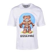 Moschino Tshirt White, Herr