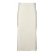 Max Mara Fritid Veckad Kjol Beige, Dam