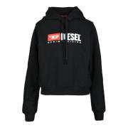 Diesel Sweatshirt Black, Dam