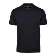 Emporio Armani Bomull T-shirt Blue, Herr