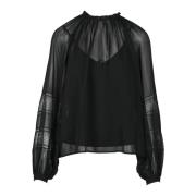 Max Mara Studio Blus Black, Dam