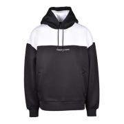 Calvin Klein Jeans Mjuk Sweatshirt med Modalmix Black, Herr