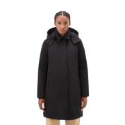 Woolrich Softshell Trench Black, Dam