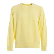 Sun68 Rundhalsad Sweatshirt - 100% Bomull Yellow, Herr