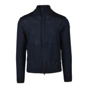 Paul & Shark Klassisk Ull Cardigan Blue, Herr