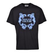 Versace Jeans Couture Bomull T-shirt Black, Herr