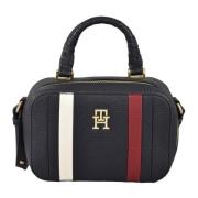 Tommy Hilfiger Stilig PU-väska Blue, Dam