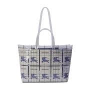 Burberry Topphandtag Label Tote Väska Multicolor, Dam