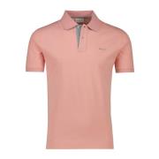 Gant Rosa Pikétröja Med Korta ärmar Pink, Herr