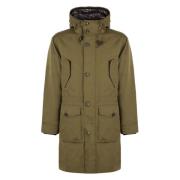 Woolrich Lager huvad parkasjacka Green, Herr