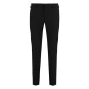 PT Torino Techno Fabric Tailored Trousers Black, Dam