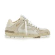 Axel Arigato Beige Fluffy Lädersneakers Beige, Herr