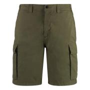 Woolrich Bomull Bermuda Shorts Green, Herr