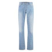 Versace Barock Silhuett Jeans Blue, Herr