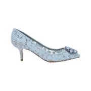 Dolce & Gabbana Bellucci Taormina Blonde Pumps Blue, Dam