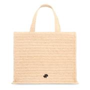 Patou Vävd Raffia Toteväska Beige, Dam